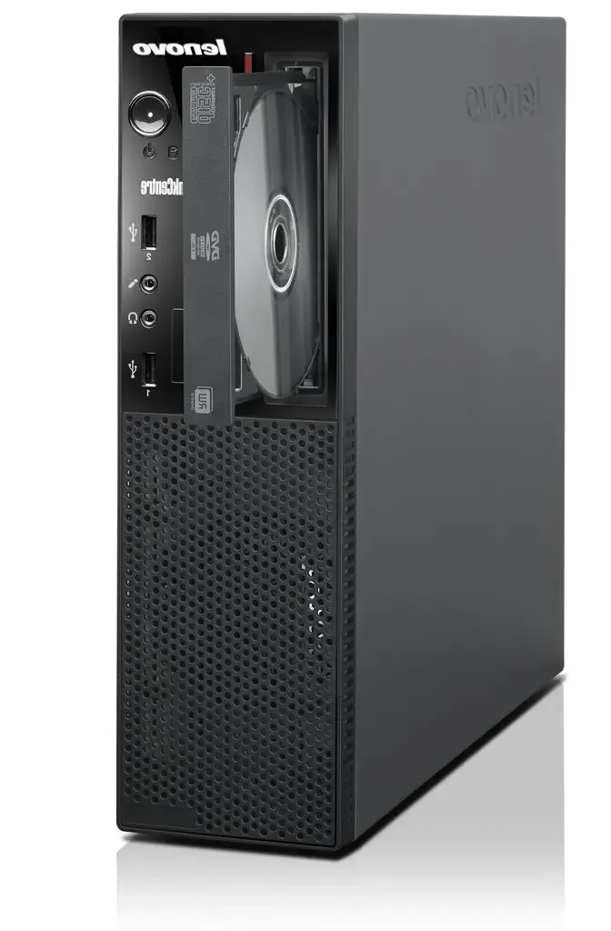 联想ThinkCentre e73白色背景